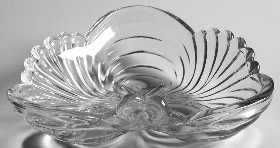Caprice Clear (Stem 300) Heart Bowl by Cambridge-1