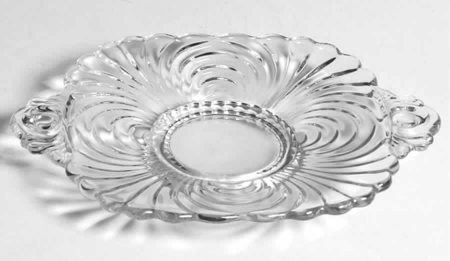 Caprice Clear (Stem 300) Lemon Plate with Handles by Cambridge-1