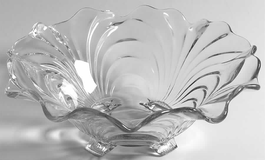 Caprice Clear (Stem 300) 10" 4-Toed Footed Bowl by Cambridge-1