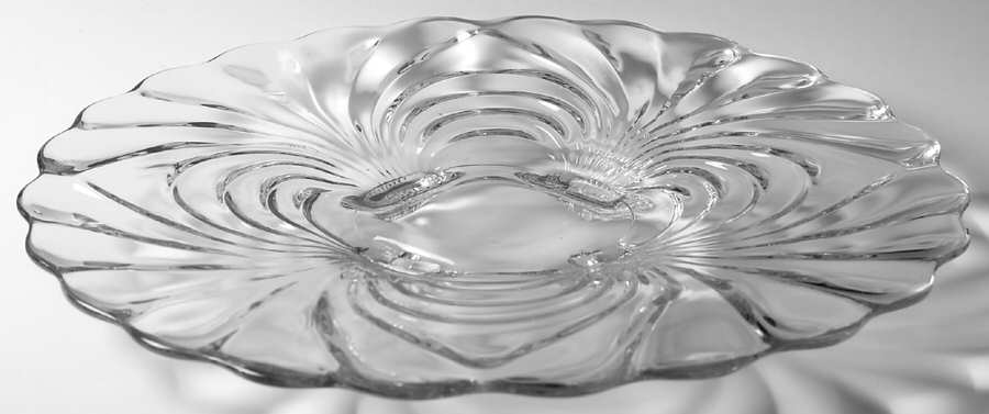Caprice Clear (Stem 300) 14" 4-Toed Torte Plate by Cambridge-1