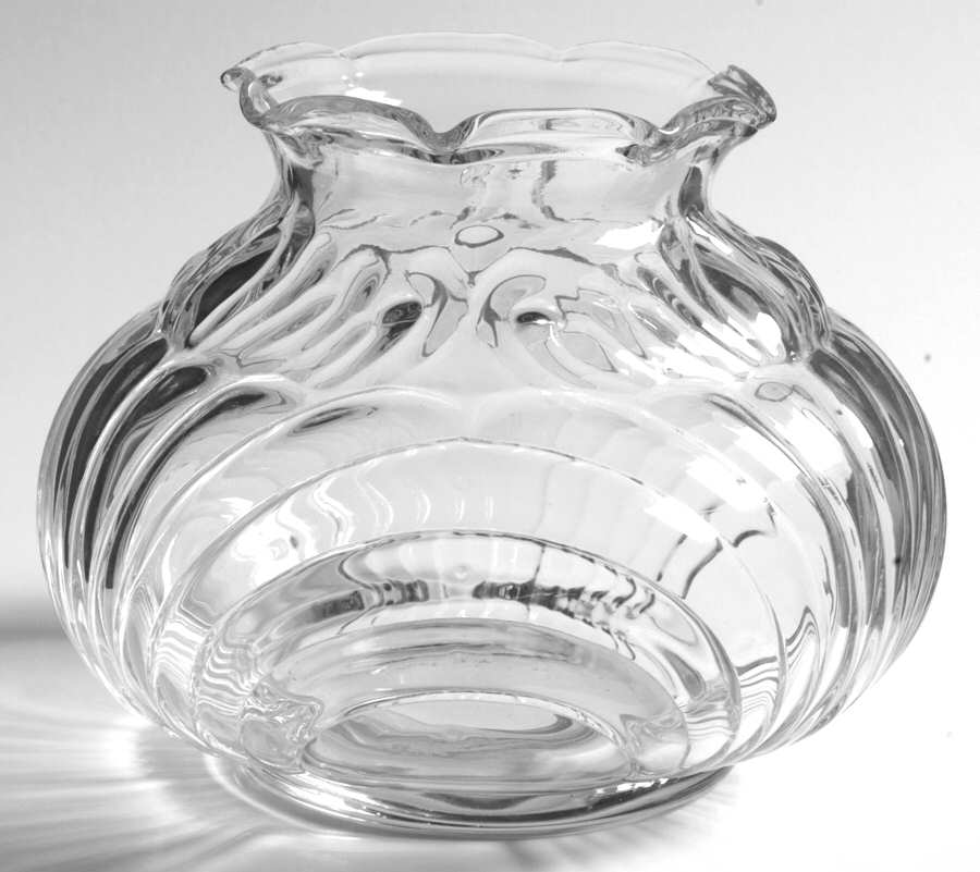 Caprice Clear (Stem 300) 3"-4" Squat Ruffled Vase by Cambridge-1