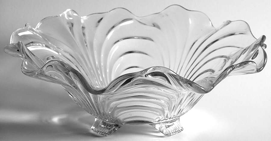 Caprice Clear (Stem 300) Square 4-Toed Flared Bowl by Cambridge-1