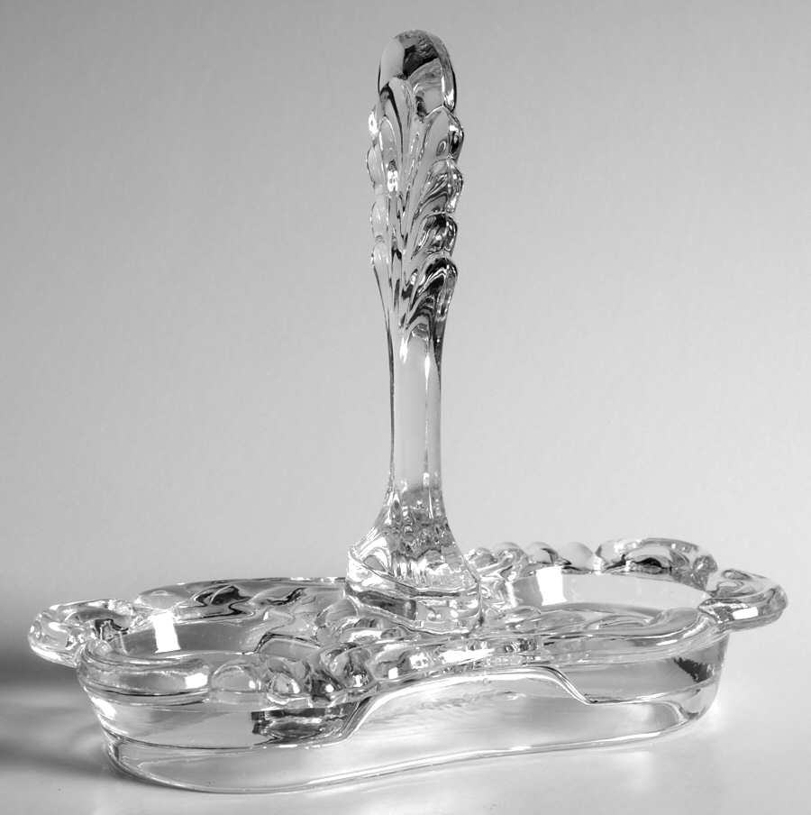 Caprice Clear (Stem 300) Oil & Vinegar Stand with Center Handle by Cambridge-1