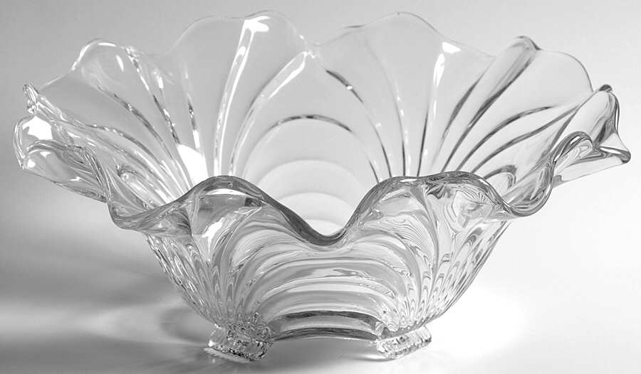 Caprice Clear (Stem 300) 12" 4-Toed Footed Bowl by Cambridge-1