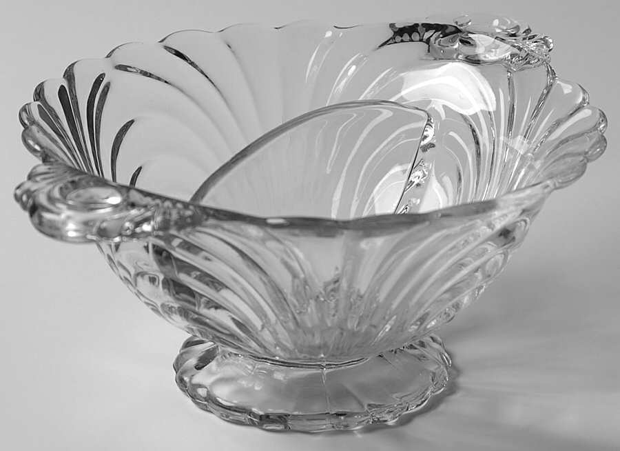 Caprice Clear (Stem 300) 2-Part Candy Dish, No Lid by Cambridge-1