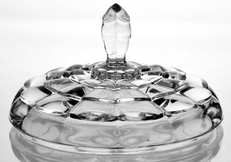 Cascade Clear Lid for Footed Candy Box by Cambridge-1