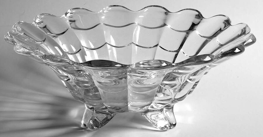 Cascade Clear 10" Footed Bowl by Cambridge-1