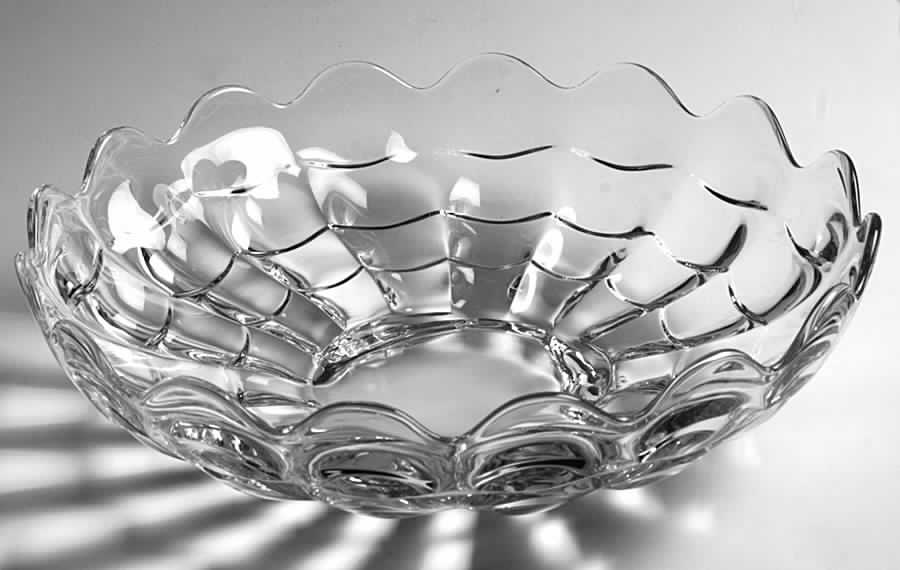 Cascade Clear 12" Footed Bowl by Cambridge-1