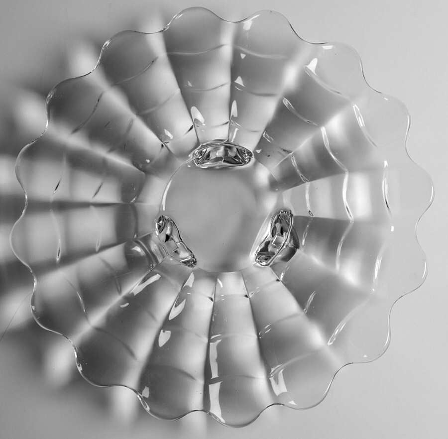 Cascade Clear 12" 3-Toed Plate by Cambridge-1