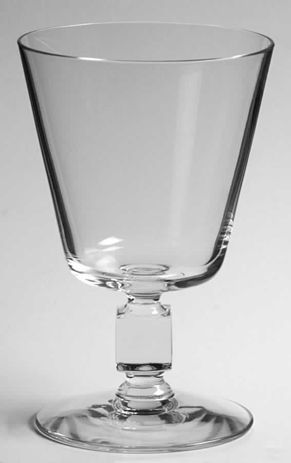 Cambridge Square (Cube Stem) Water Goblet by Cambridge-1