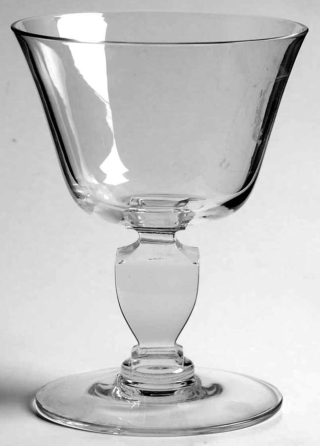 Cathedral Clear (Stem 1953) Champagne/Tall Sherbet by Cambridge-1