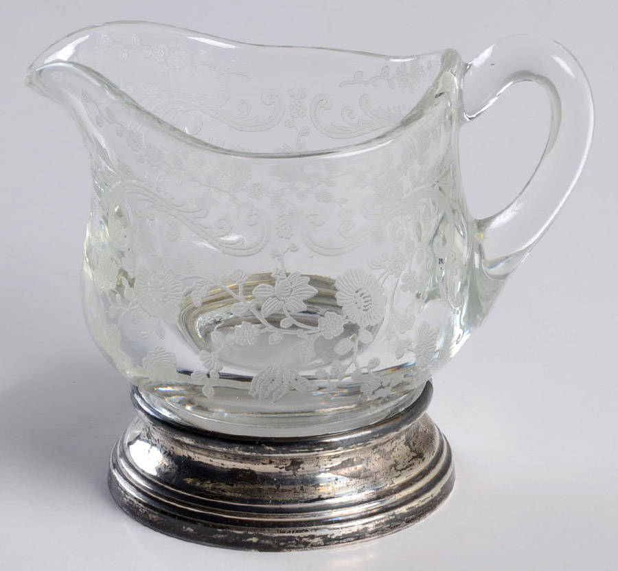 Chantilly Individual Creamer with Sterling Base by Cambridge-1