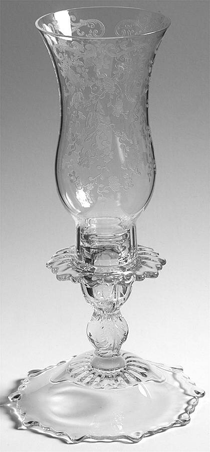 Chantilly Hurricane Lamp & Globe by Cambridge-1