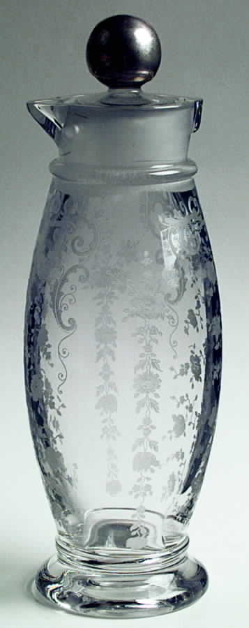Chantilly Cocktail Shaker with Sterling Finial Lid by Cambridge-1