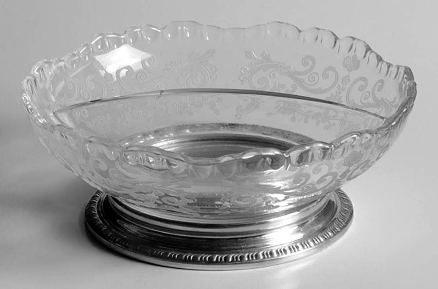 Chantilly #3500/68 Round 2 Part Relish with Sterling Base by Cambridge-1