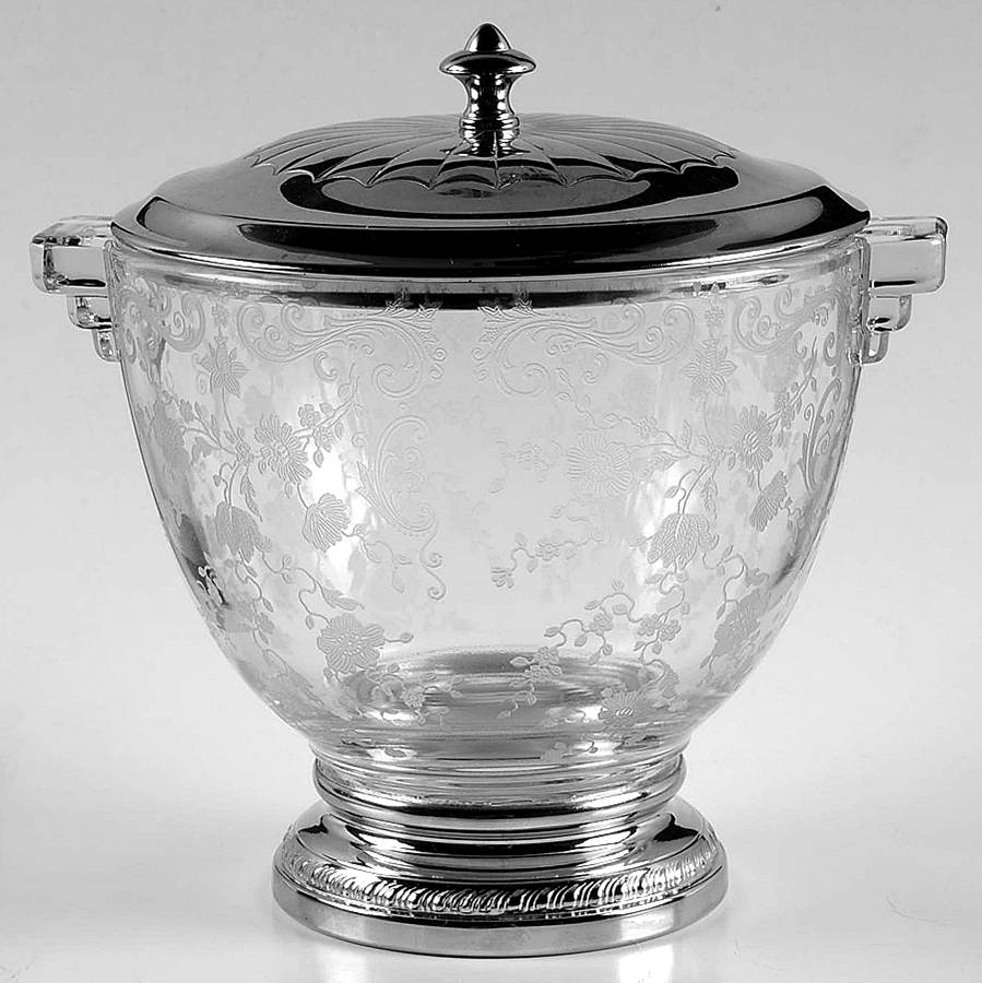 Chantilly Ice Tub & Metal Lid w/Metal Base by Cambridge-1