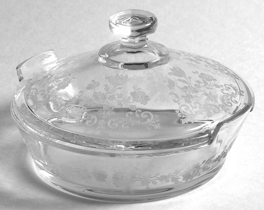 Chantilly Round Covered Butter by Cambridge-1