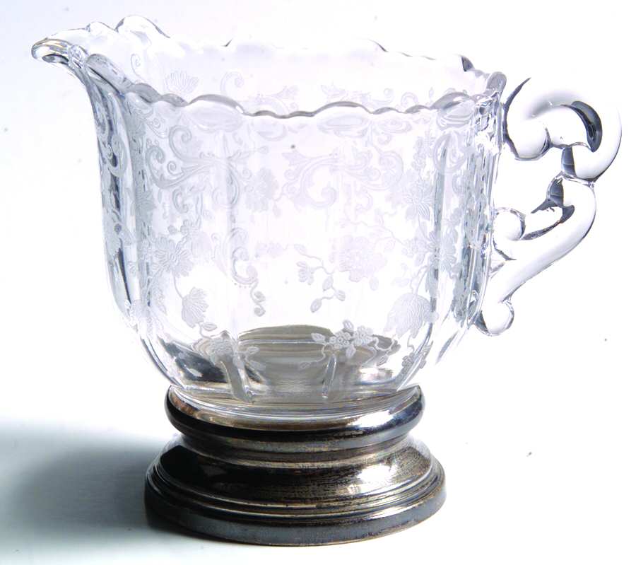 Chantilly Individual Creamer with Sterling Base by Cambridge-1