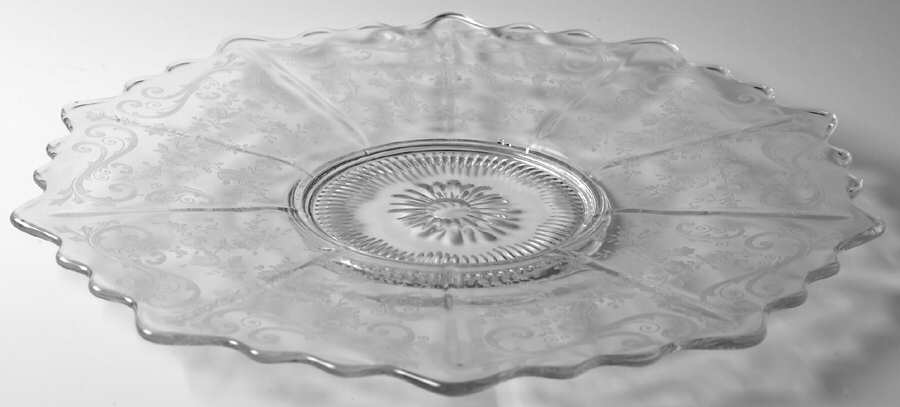 Chantilly Martha/127 14" Large Center Torte Plate by Cambridge-1