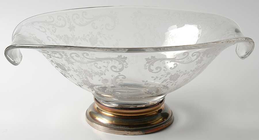 Chantilly 11" Oval Bowl with Sterling Base by Cambridge-1