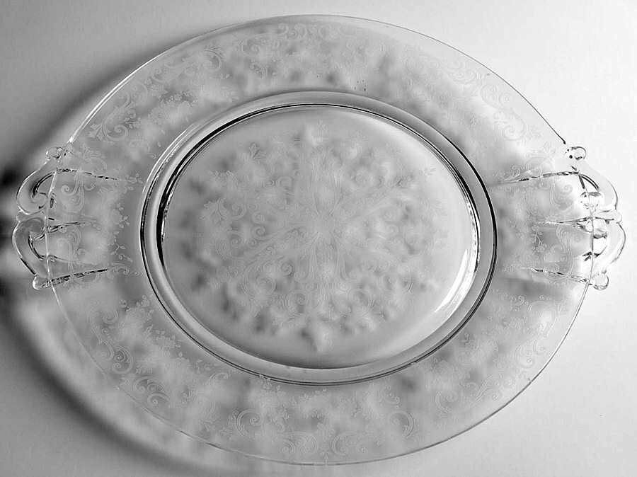 Chantilly 13" Handled Cake Plate by Cambridge-1