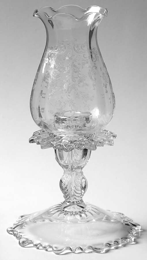 Chantilly Hurricane Lamp & Globe by Cambridge-1