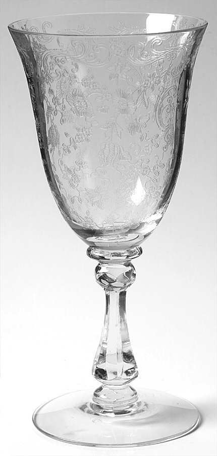 Chantilly Water Goblet by Cambridge-1
