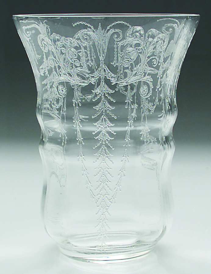 Cleo Clear (Stem 7606) 6" Flower Vase by Cambridge-1