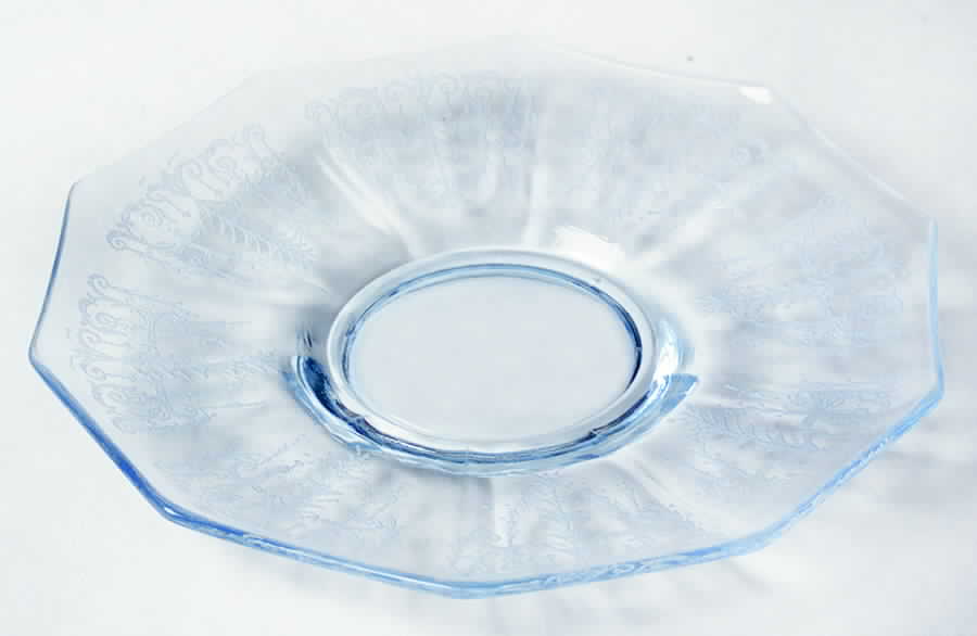 Cleo Blue (Stem 3077) Saucer Only by Cambridge-1