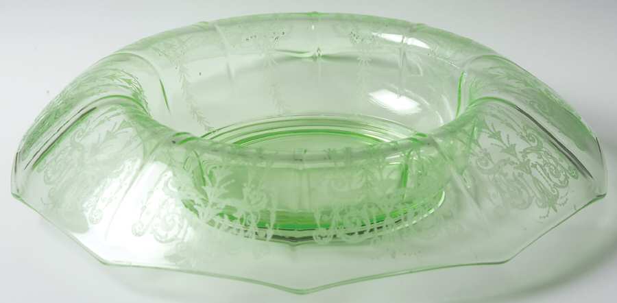 Cleo Green (Stem 3077) 11" Rolled Edge Bowl by Cambridge-1