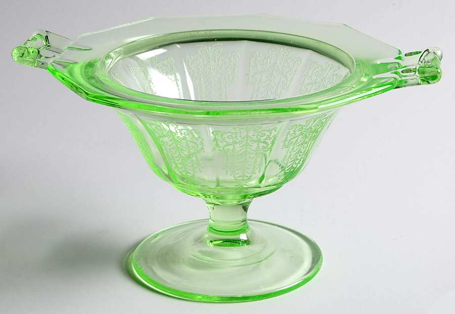 Cleo Green (Stem 3077) Mayonnaise Bowl, Bowl Only by Cambridge-1