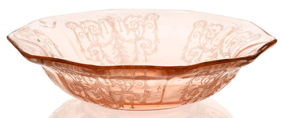 Cleo Pink (Stem 3077) 5" Small Fruit/Dessert Bowl by Cambridge-1
