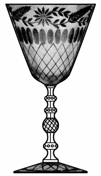 Cut 621 Water Goblet by Cambridge-1