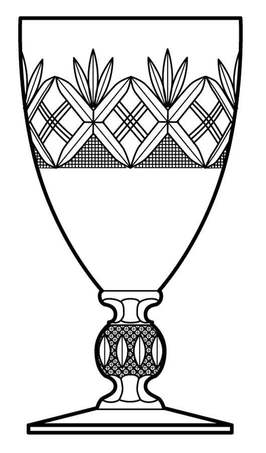 Cut 690 Water Goblet by Cambridge-1