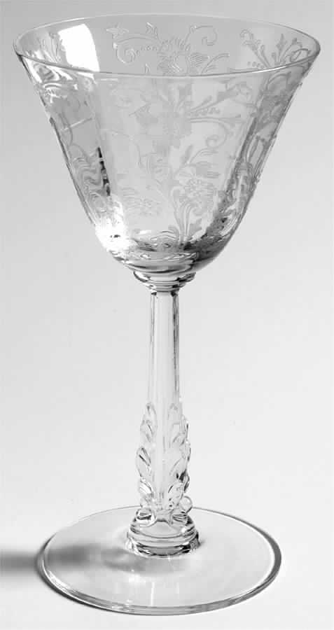 Daffodil Clear (Stem 3779, Not Gold Encrusted) Liquor Cocktail by Cambridge-1