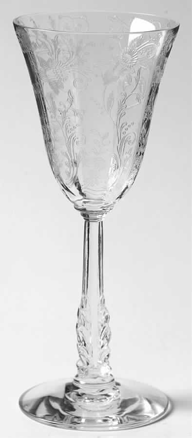 Daffodil Clear (Stem 3779, Not Gold Encrusted) Wine Glass by Cambridge-1