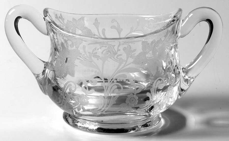 Daffodil Clear (Stem 3779, Not Gold Encrusted) Open Sugar by Cambridge-1