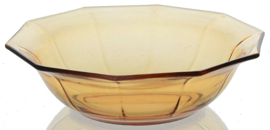 Decagon Amber Small Fruit Dessert Bowl by Cambridge-1