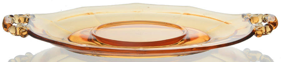 Decagon Amber Underplate for Gravy Boat by Cambridge-1