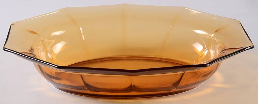 Decagon Amber 9" Oval Vegetable Bowl by Cambridge-1