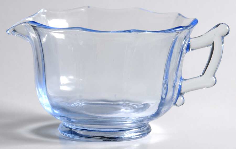 Decagon Light Blue Creamer by Cambridge-1