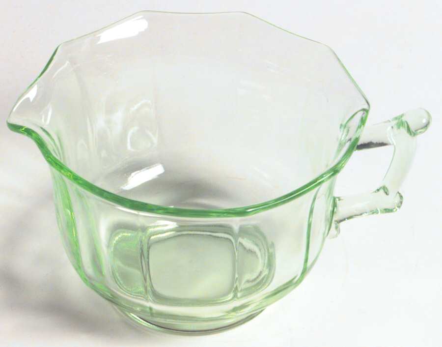 Decagon Green (Light Emerald) Creamer by Cambridge-1