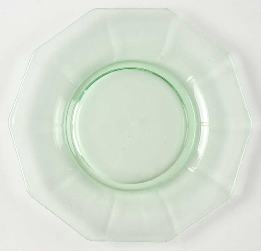 Decagon Green (Light Emerald) 7" Salad Plate by Cambridge-1
