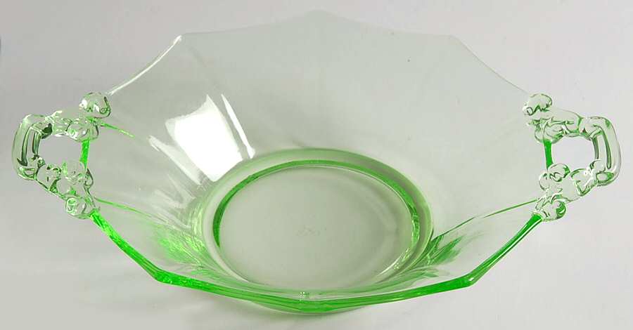 Decagon Green (Light Emerald) 2 Handled Bon Bon by Cambridge-1