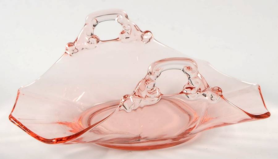 Decagon Pink 7" Basket by Cambridge-1