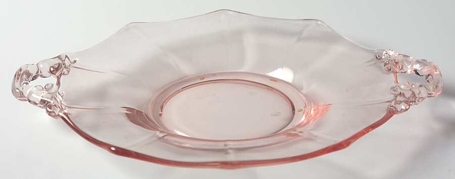 Decagon Pink 8" 2 Handled Plate by Cambridge-1