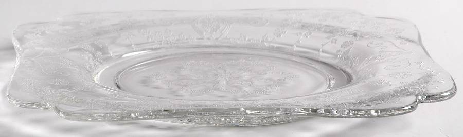 Diane Clear (Stem 3122) 3400 Square Bread & Butter Plate by Cambridge-1