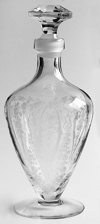 Diane Clear (Stem 3122) Small Decanter & Stopper by Cambridge-1