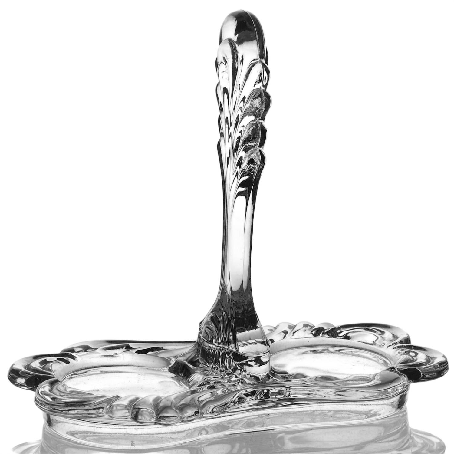Diane Clear (Stem 3122) Oil Cruet Stand (Shape 3400) by Cambridge-1