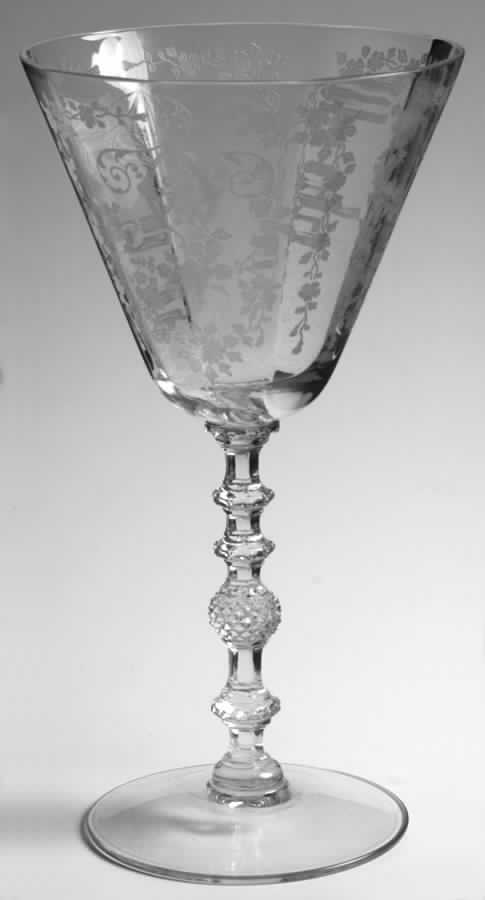 Diane Clear (Stem 3122) Water Goblet by Cambridge-1